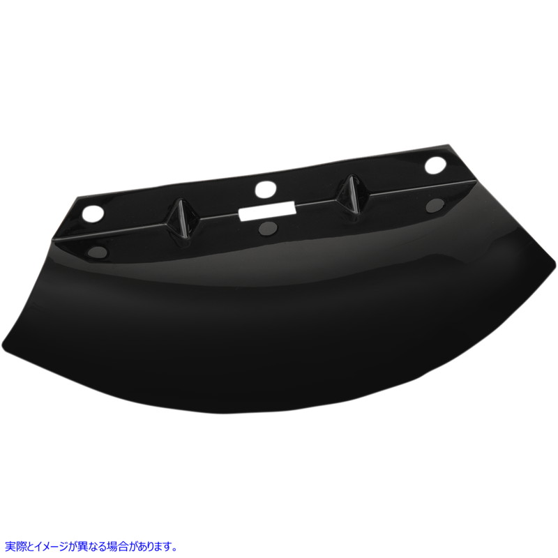 取寄せ トリプルツリーエアデフレクター ドラッグスペシャリティーズ Front Fork Air Baffle - Black 0409-0015 04090015