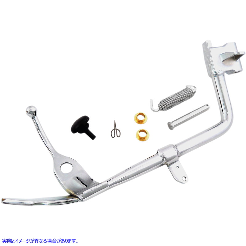 取寄せ コンプリートキックスタンドキット ドラッグスペシャリティーズ Kickstand Kit - Chrome 0510-0376 05100376