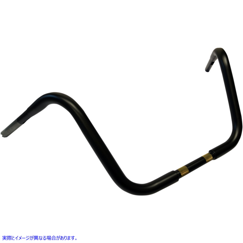 取寄せ ハンドルバー - バッファローエイプ - 12インチ - TBW - フラットブラック ドラッグスペシャリティーズ Handlebar - Buffalo Ape - 12 - TBW - Flat Black 0601-3506 06013506