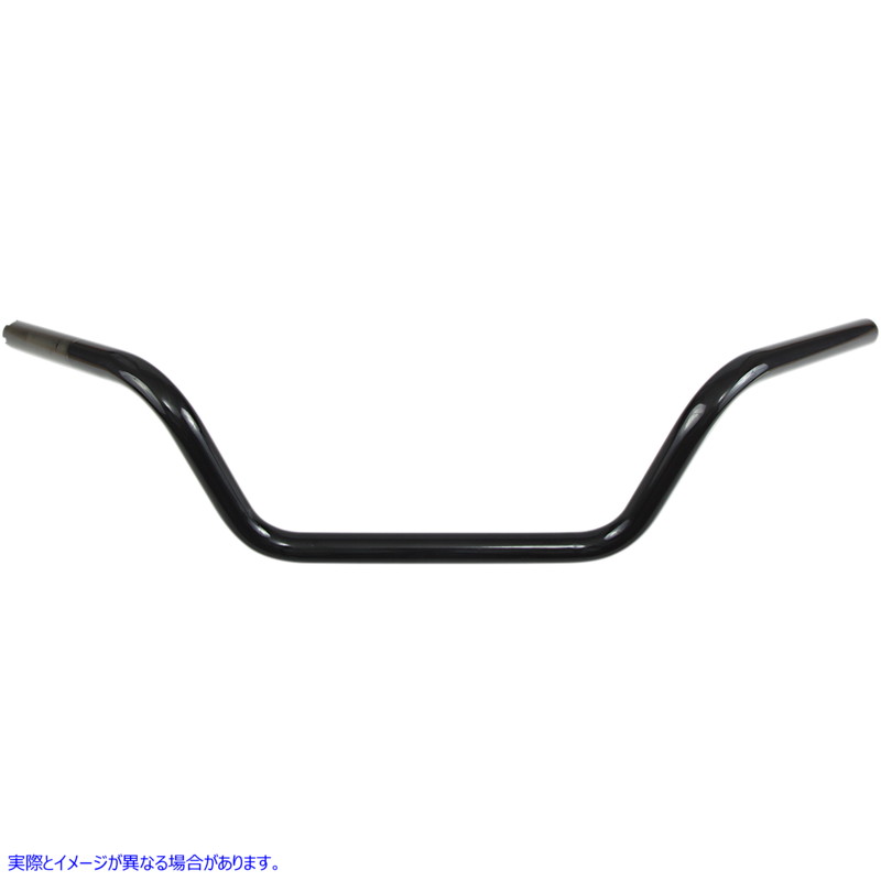 取寄せ ハンドルバー - バックホーン ロー - TBW - ブラック ドラッグスペシャリティーズ Handlebar - Buckhorn Low - TBW - Black 0601-4186 06014186