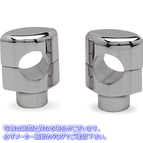 取寄せ ビッグバッファローハンドルバーライザー ドラッグスペシャリティーズ Risers - Big Buffalo - 1-1/2 - Chrome  0602-0465 06020465