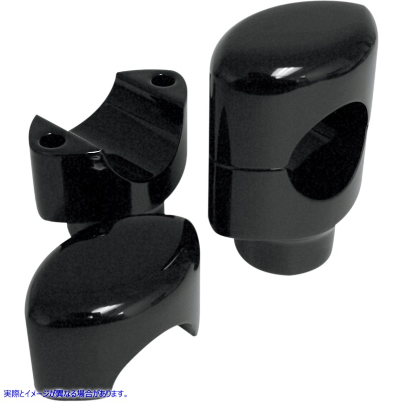 取寄せ ライザー - ビッグバッファロー - 1-1/2インチ - ブラック ドラッグスペシャリティーズ Risers - Big Buffalo - 1-1/2 - Black 0602-0466 06020466