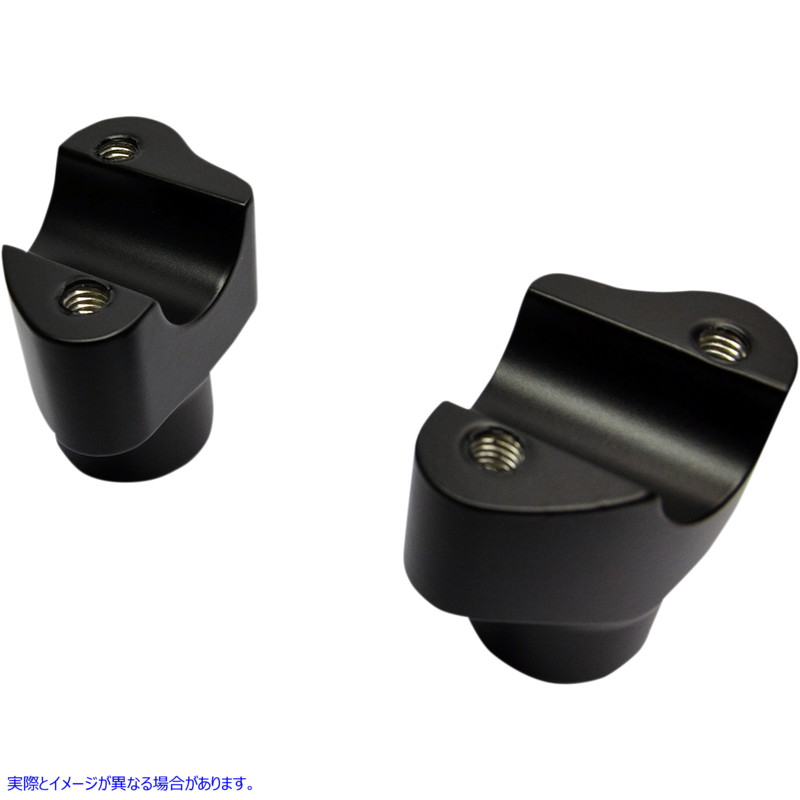 取寄せ ライザー - バッファロー - 1-1/2インチ - フラットブラック ドラッグスペシャリティーズ Risers - Buffalo - 1-1/2 - Flat Black 0602-0809 06020809