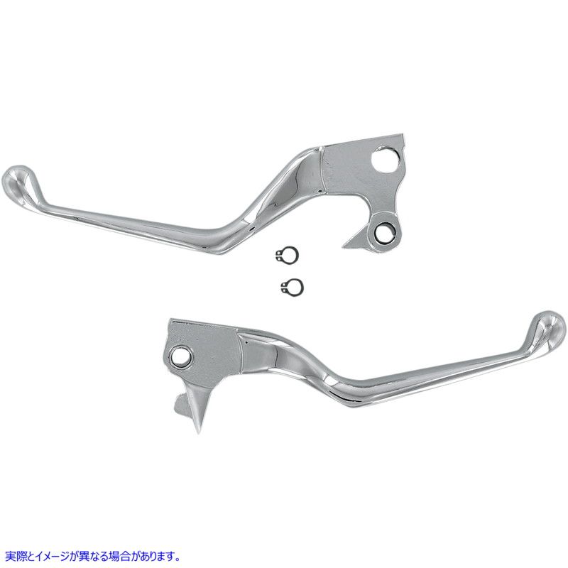 取寄せ レバーセット - クローム ドラッグスペシャリティーズ Lever Set - Chrome 0610-0127 06100127