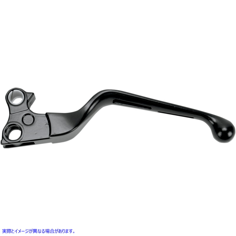 取寄せ スロット付きワイドブレード交換用クラッチレバー ドラッグスペシャリティーズ Clutch Lever - Wide Blade - Slotted - Black 0610-0144 06100144