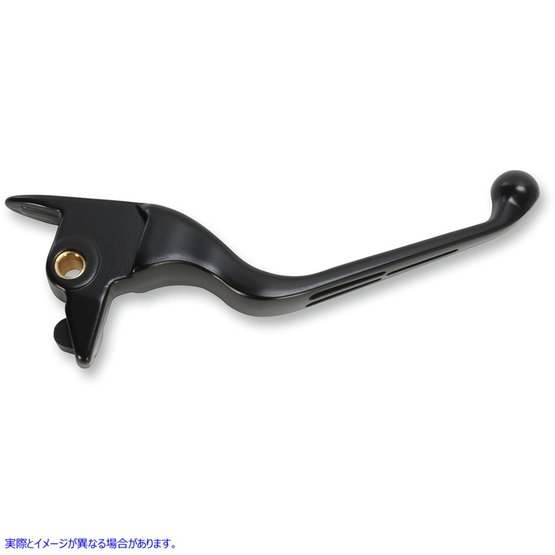 取寄せ ブレーキレバー - ワイドブレード - スロット付き - ブラック ドラッグスペシャリティーズ Brake Lever - Wide Blade - Slotted - Black 0610-1689 06101689