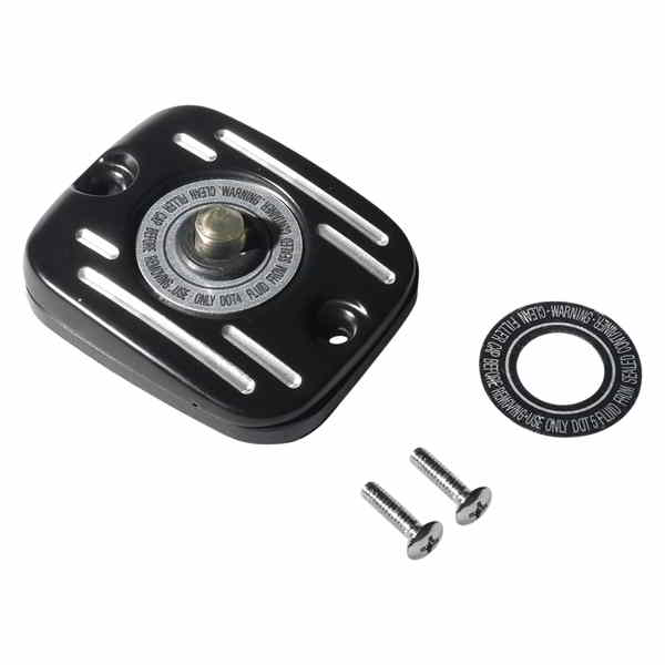 取寄せ マスターシリンダーカバー - ブラック ドラッグスペシャリティーズ Master Cylinder Cover - Black 0611-0188 06110188