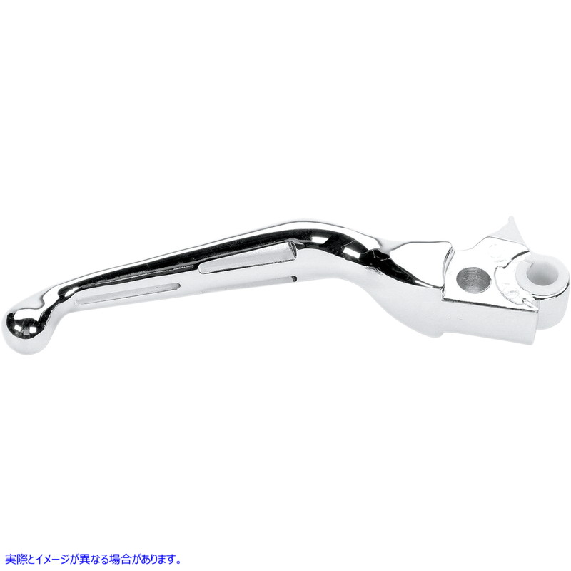 取寄せ スロット付きワイドブレード交換用ブレーキレバー ドラッグスペシャリティーズ Brake Lever - Wide Blade - Slotted - Chrome 0613-0026 06130026