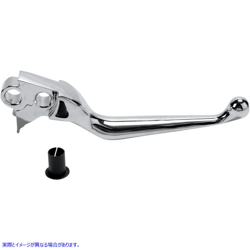 取寄せ ワイドブレード交換用ブレーキレバー ドラッグスペシャリティーズ Brake Lever - Wide Blade - Chrome 0613-0201 06130201