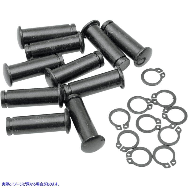 取寄せ ピボットピン/クリップキット ドラッグスペシャリティーズ Pivot Pins - Lever - 10 Pack - Black 0613-0797 06130797