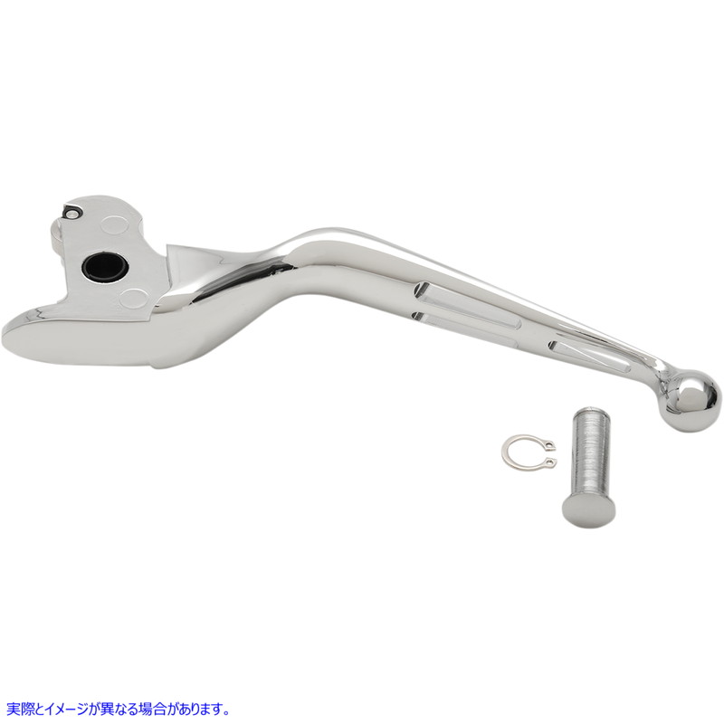 取寄せ スロット付きワイドブレード交換用クラッチレバー ドラッグスペシャリティーズ Clutch Lever - Wide Blade - Slotted - Chrome 0613-0942 06130942