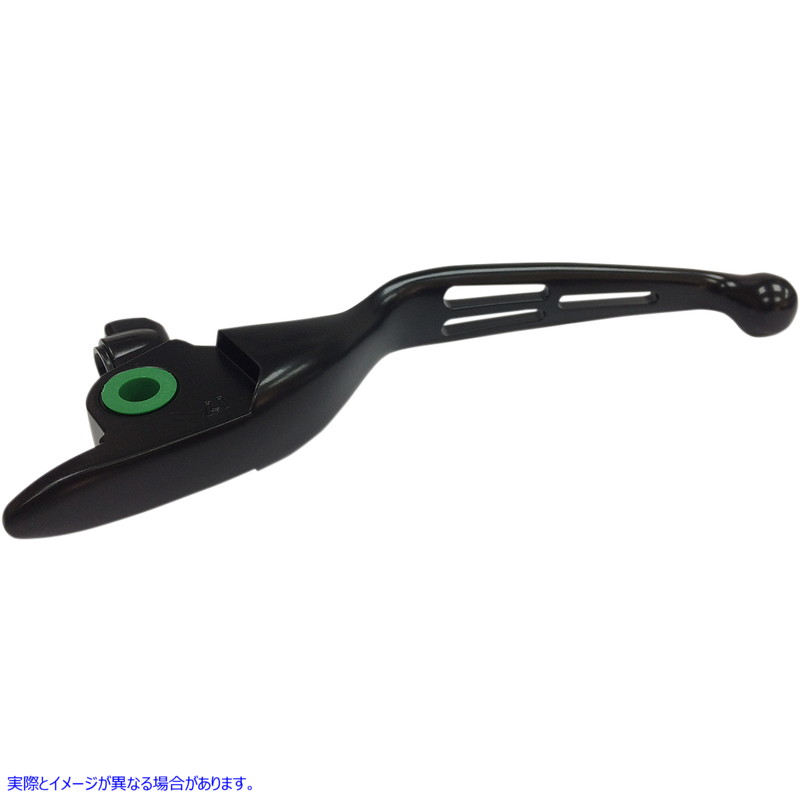 取寄せ スロット付きワイドブレードレバー ドラッグスペシャリティーズ Clutch Lever - Slotted - Black 0613-1353 06131353