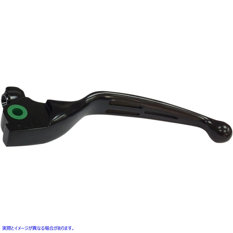 取寄せ スロット付きワイドブレード交換用クラッチレバー ドラッグスペシャリティーズ Clutch Lever - Wide Blade - Slotted - Black 0613-1379 06131379