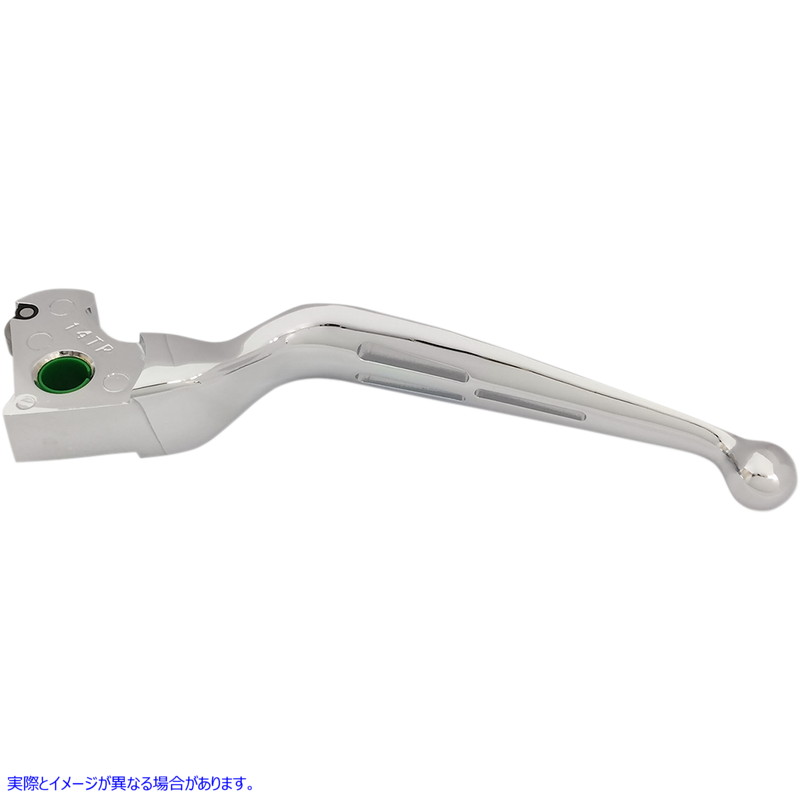 取寄せ スロット付きワイドブレード交換用クラッチレバー ドラッグスペシャリティーズ Clutch Lever - Wide Blade - Slotted - Chrome 0613-1382 06131382