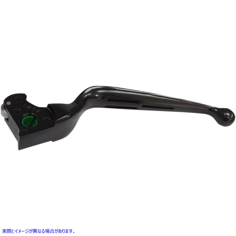 取寄せ スロット付きワイドブレード交換用クラッチレバー ドラッグスペシャリティーズ Clutch Lever - Wide Blade - Slotted - Black 0613-1383 06131383