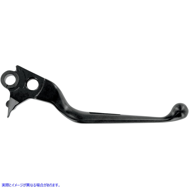 取寄せ スロット付きワイドブレード交換用ブレーキレバー ドラッグスペシャリティーズ Brake Lever - Wide Blade - Slotted - Black 0614-0281 06140281