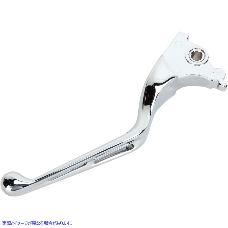 取寄せ スロット付きワイドブレード交換用ブレーキレバー ドラッグスペシャリティーズ Brake Lever - Wide Blade - Slotted - Chrome 0614-0811 06140811