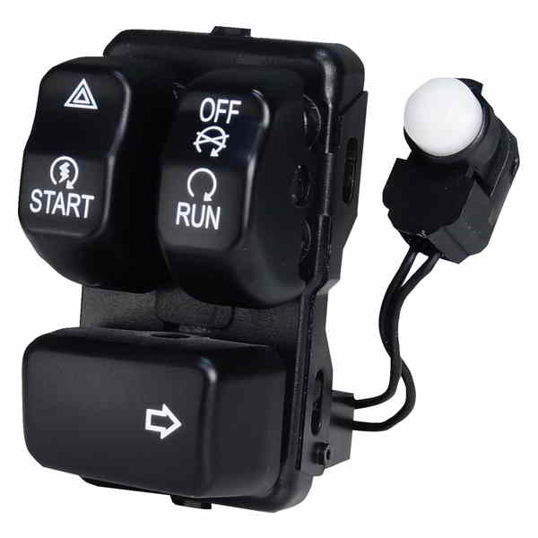 取寄せ コントロールモジュール - 右 - 黒 ドラッグスペシャリティーズ Control Module - Right - Black 0616-0385 06160385