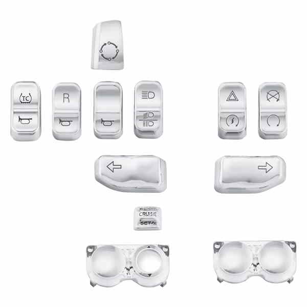 取寄せ スイッチキャップ - クローム ドラッグスペシャリティーズ Switch Caps - Chrome 06160392