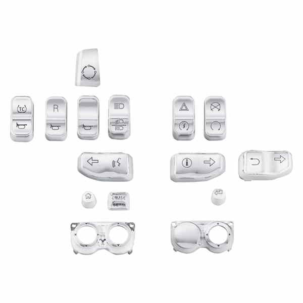 取寄せ スイッチキャップ - クローム ドラッグスペシャリティーズ Switch Caps - Chrome 06160393