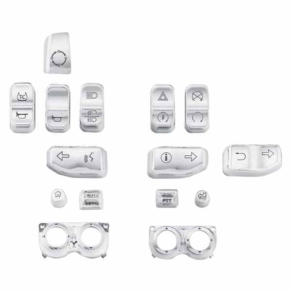 取寄せ スイッチキャップ - クローム ドラッグスペシャリティーズ Switch Caps - Chrome 06160394