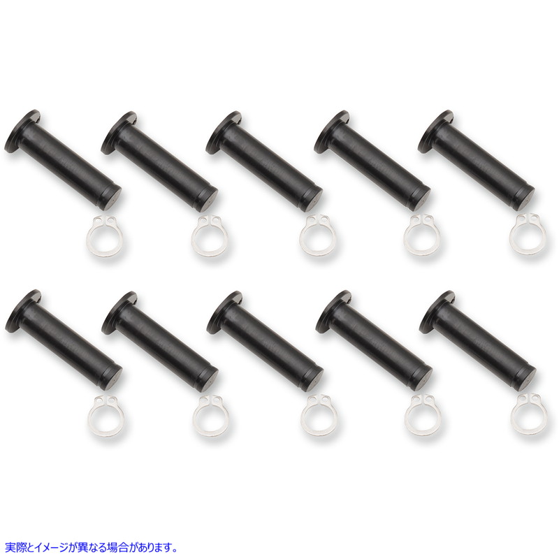 取寄せ ピボットピン - レバー - 10個パック - ブラック ドラッグスペシャリティーズ Pivot Pins - Lever - 10 Pack - Black 0617-0200 06170200