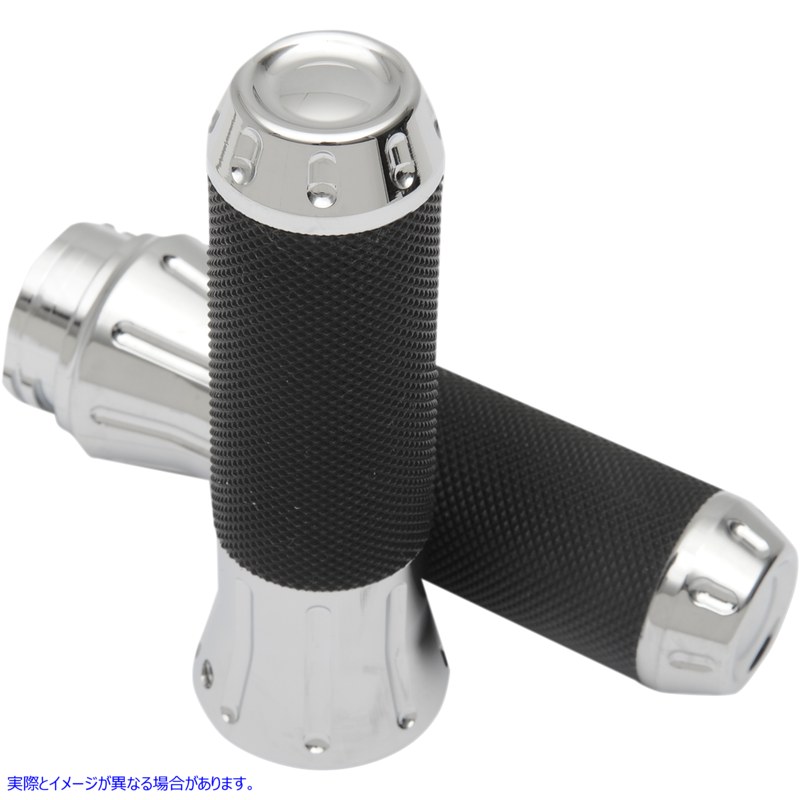 取寄せ グリップ - カスタム - クローム ドラッグスペシャリティーズ Grips - Custom - Chrome 0630-1610 06301610