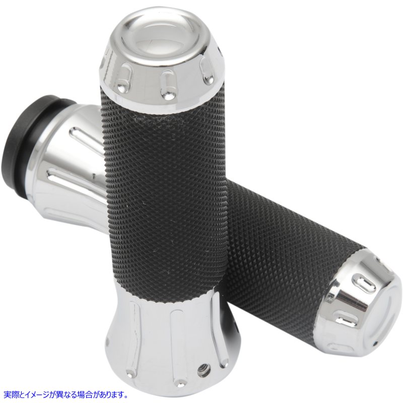 取寄せ グリップ - カスタム - TBW - クローム ドラッグスペシャリティーズ Grips - Custom - TBW - Chrome 0630-1611 06301611