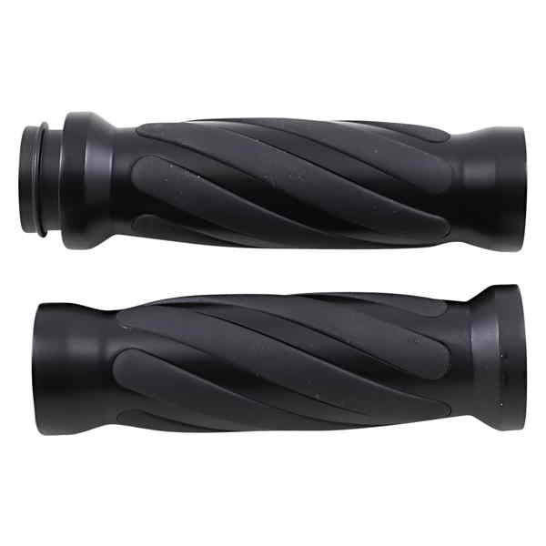 取寄せ グリップ - ツイステッド - TBW - マットブラック ドラッグスペシャリティーズ Grips - Twisted - TBW - Matte Black 0630-2690 06302690