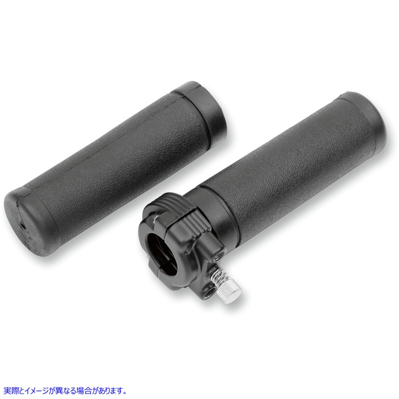 取寄せ スロットルアセンブリ ドラッグスペシャリティーズ Throttle Assembly - Dual Cable - Black 0632-0545 06320545