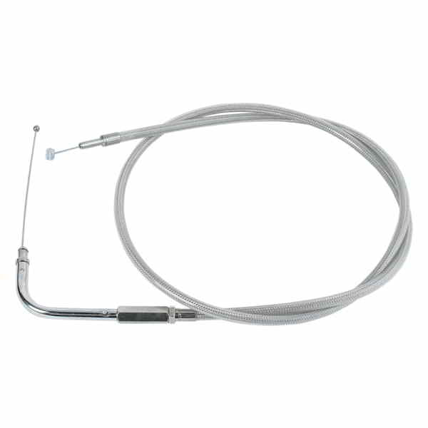 取寄せ スロットルケーブル - 30インチ - 編組 ドラッグスペシャリティーズ Throttle Cable - 30 - Braided 0650-0291 06500291