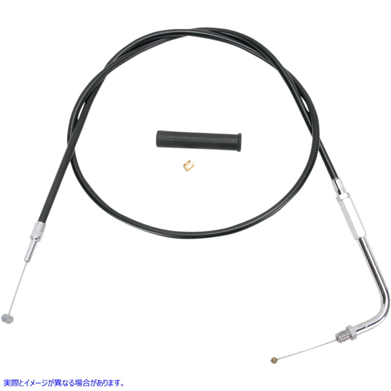 取寄せ スロットルケーブル - 48インチ - ビニール ドラッグスペシャリティーズ Throttle Cable - 48 - Vinyl 0650-1090 06501090