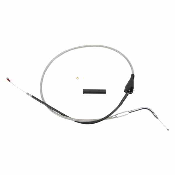 取寄せ アイドルケーブル - 28-1/2インチ - 編組 ドラッグスペシャリティーズ Idle Cable - 28-1/2 - Braided 0651-0095 06510095