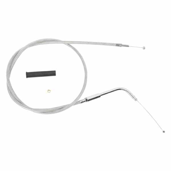 取寄せ アイドルケーブル - 28-1/2インチ - 編組 ドラッグスペシャリティーズ Idle Cable - 28-1/2 - Braided 0651-0096 06510096