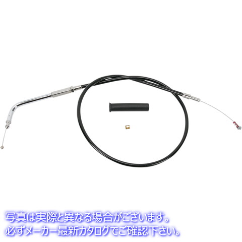 取寄せ 黒いビニールスロットル/アイドルケーブル ドラッグスペシャリティーズ Idle Cable - 26-1/2 - Vinyl 0651-0130 06510130