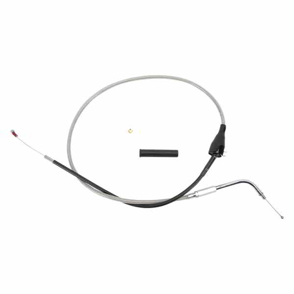 取寄せ アイドルケーブル - クルーズ - 38-3/16インチ - 編組 ドラッグスペシャリティーズ Idle Cable - Cruise - 38-3/16 - Braided 0651-0167 06510167