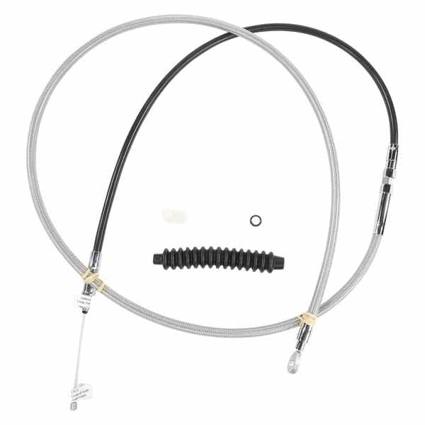 取寄せ クラッチケーブル - 編組 ドラッグスペシャリティーズ Clutch Cable - Braided 0652-2374 06522374