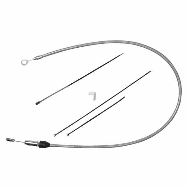 取寄せ クイックコネクトクラッチケーブル - アッパー - 50インチ - ステンレススチール ドラッグスペシャリティーズ Quick Connect Clutch Cable - Upper - 50 - Stainless Steel 0652-2844 06522844