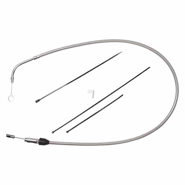 取寄せ クイックコネクトクラッチケーブル - アッパー - 39インチ - ステンレススチール ドラッグスペシャリティーズ Quick Connect Clutch Cable - Upper - 39 - Stainless Steel 0652-2848 06522848