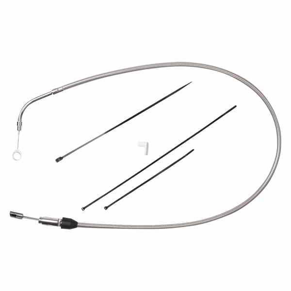取寄せ クイックコネクトクラッチケーブル - アッパー - 41インチ - ステンレススチール ドラッグスペシャリティーズ Quick Connect Clutch Cable - Upper - 41 - Stainless Steel 0652-2849 06522849
