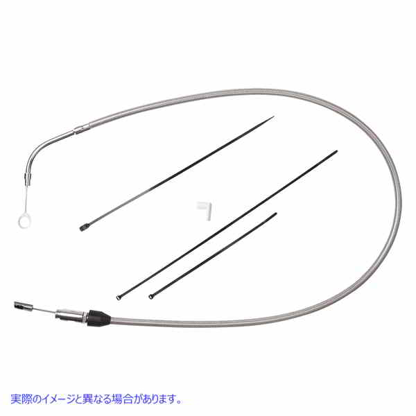 取寄せ クイックコネクトクラッチケーブル - アッパー - 43インチ - ステンレススチール ドラッグスペシャリティーズ Quick Connect Clutch Cable - Upper - 43 - Stainless Steel 0652-2850 06522850