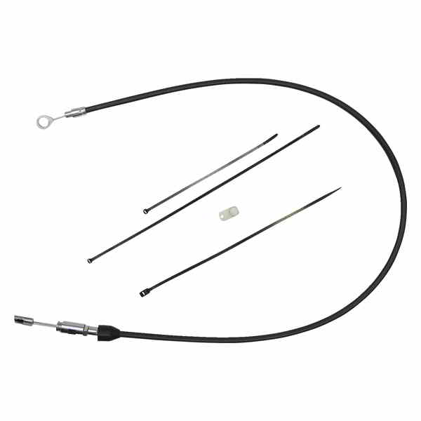 取寄せ クイックコネクトクラッチケーブル - アッパー - 36インチ - ブラック/クローム ドラッグスペシャリティーズ Quick Connect Clutch Cable - Upper - 36 - Black/Chrome 0652-2855 06522855