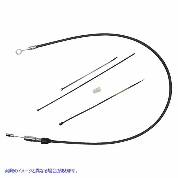 取寄せ クイックコネクトクラッチケーブル - アッパー - 45インチ - ブラック/クローム ドラッグスペシャリティーズ Quick Connect Clutch Cable - Upper - 45 - Black/Chrome 0652-2860 06522860