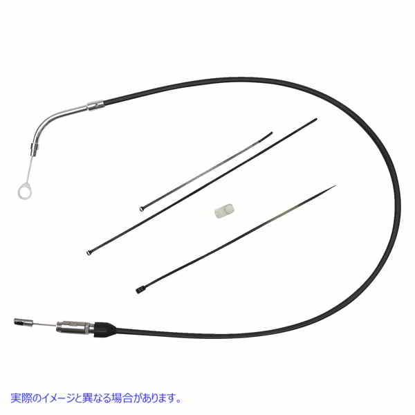 取寄せ クイックコネクトクラッチケーブル - アッパー - 39インチ - ブラック/クローム ドラッグスペシャリティーズ Quick Connect Clutch Cable - Upper - 39 - Black/Chrome 0652-2867 06522867