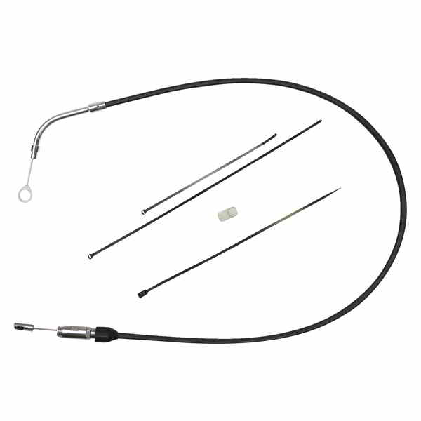 取寄せ クイックコネクトクラッチケーブル - アッパー - 43インチ - ブラック/クローム ドラッグスペシャリティーズ Quick Connect Clutch Cable - Upper - 43 - Black/Chrome 0652-2869 06522869