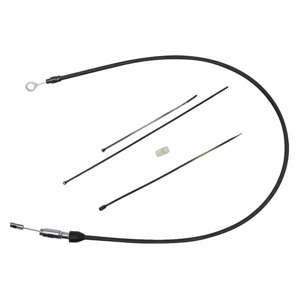 取寄せ クイックコネクトクラッチケーブル - アッパー - 46インチ - ブラック/ブラック ドラッグスペシャリティーズ Quick Connect Clutch Cable - Upper - 46 - Black/Black 0652-2880 06522880