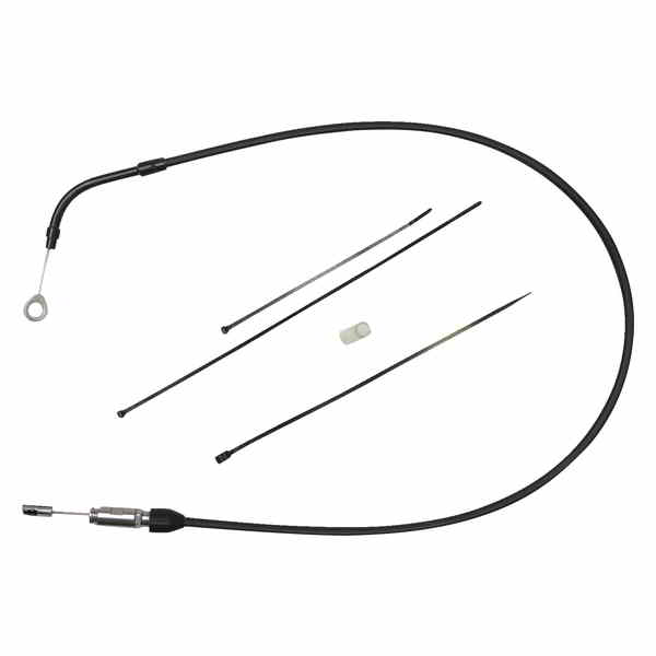 取寄せ クイックコネクトクラッチケーブル - アッパー - ベントチューブ - 39インチ - ブラック/ブラック ドラッグスペシャリティーズ Quick Connect Clutch Cable - Upper - Bent Tube - 39 - Black/Black 0652-2886 06522886