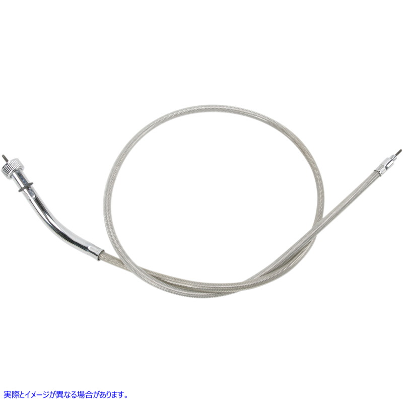 取寄せ スピードメーターケーブル - 41-1/2インチ - 編組 ドラッグスペシャリティーズ Speedometer Cable - 41-1/2 - Braided 0655-0053 06550053
