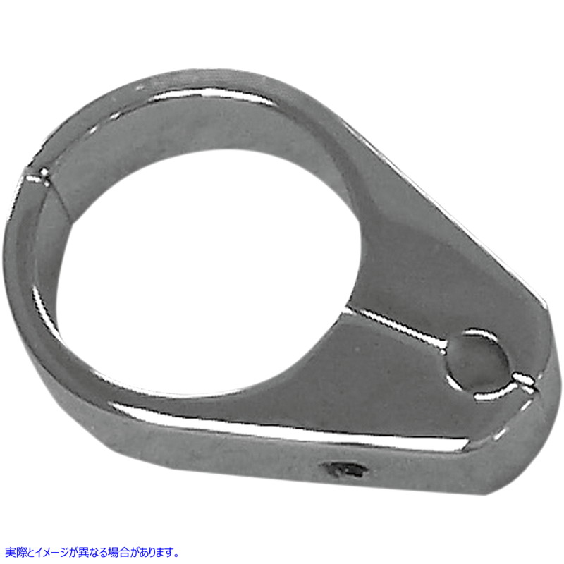 取寄せ ケーブルクランプ ドラッグスペシャリティーズ Cable Clamp - Single Throttle/Idle - 1-1/2 - Chrome 0658-0029 06580029