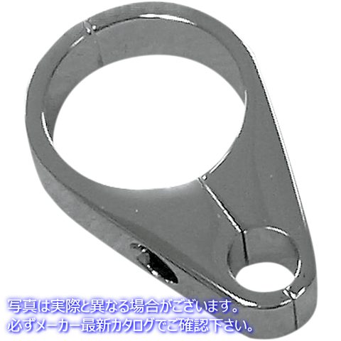 取寄せ ケーブルクランプ ドラッグスペシャリティーズ Cable Clamp - Clutch - 1-1/2 - Chrome 0658-0030 06580030